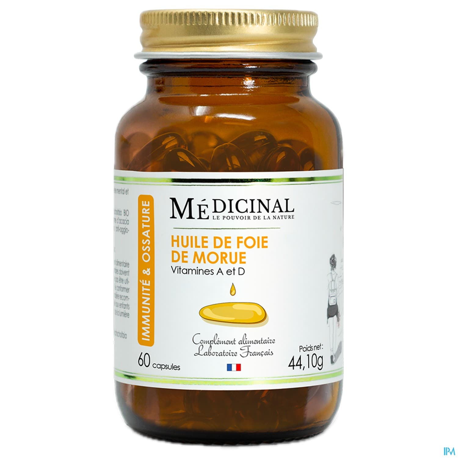 Medicinal Huile De Foie De Morue Capsule 60