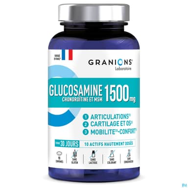 Granions Glucosamine Chondroitine Et Msm 1500mg Comprime 60