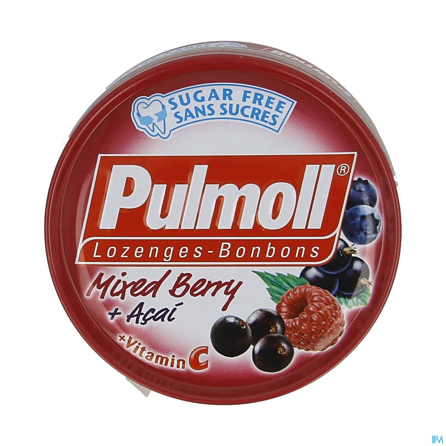 Pulmoll Fruits Rouges Pastille Sans Sucre 45g