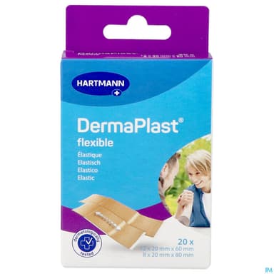 DERMAPLAST FLEXIBLE PANS 6X10CM 10