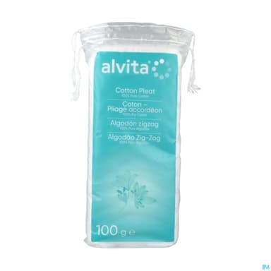 Alvita Coton Hydrophile Dermatologique 100g