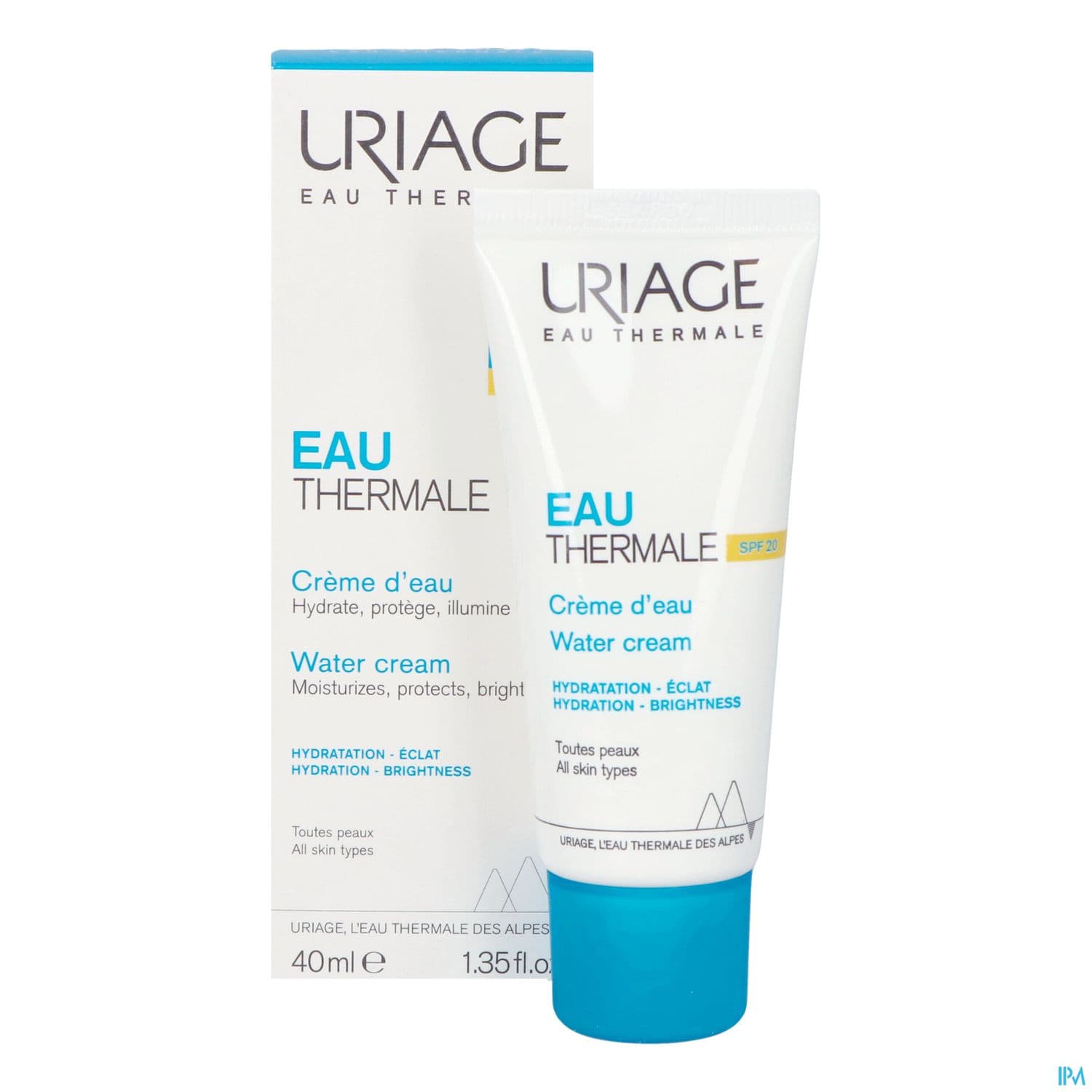 URIAGE EAU THERM SPF20 CR D'EAU LEGERE 40ML