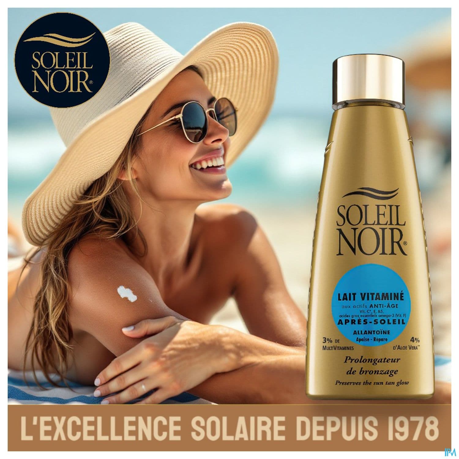 Soleil Noir Lait Vitamine Apres Soleil Prolongateur Bronzage Spray 150ml