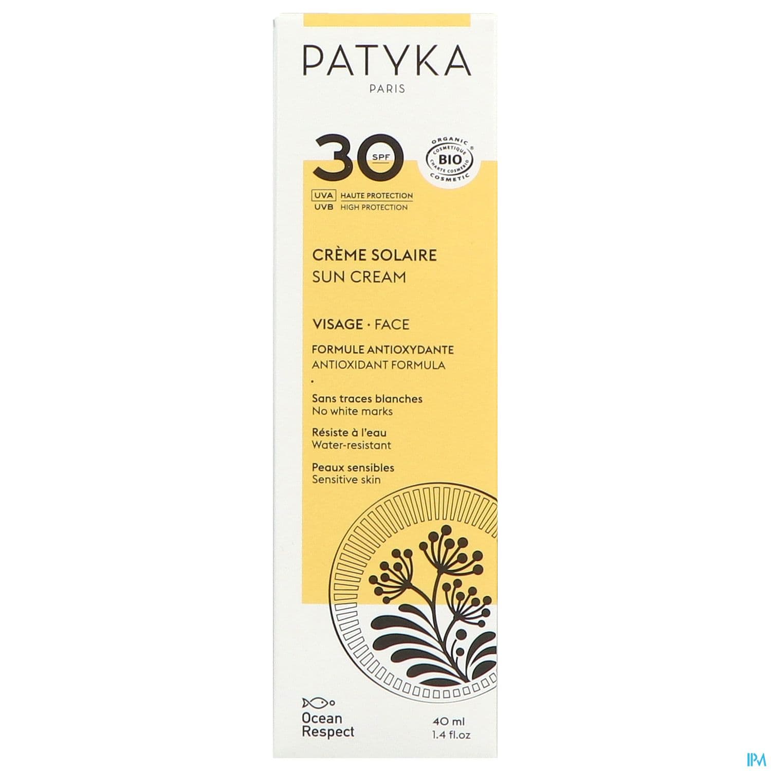 PATYKA SOL CR VISAGE SPF30 40ML