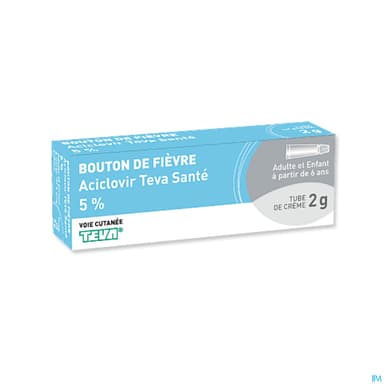 Aciclovir Teva Sante 5% Creme 2g
