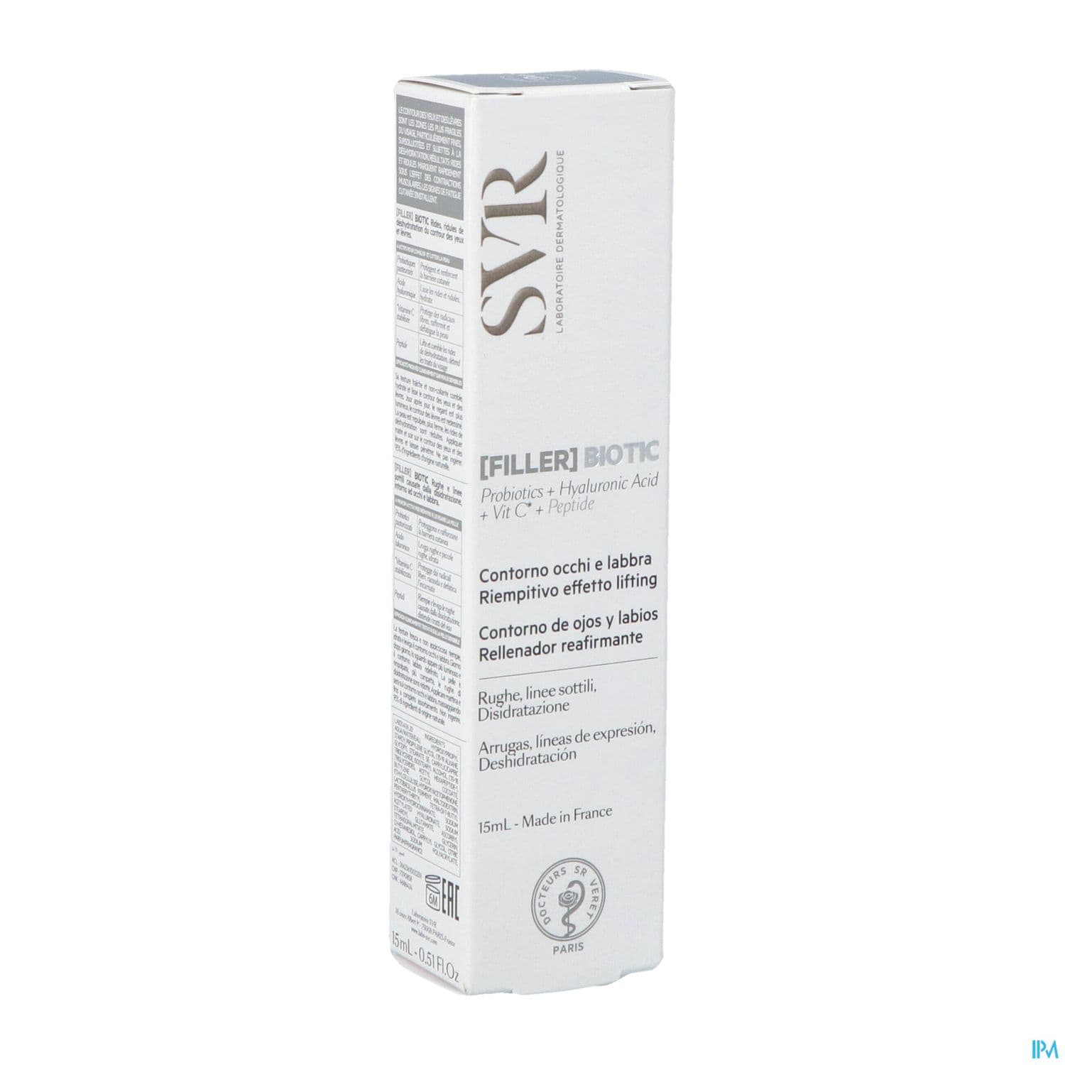 SVR FILLER BIOTIC CONT YEUX 15ML