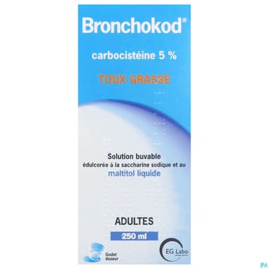 BRONCHOKOD GE 5% SOL BUV S/S 250ML