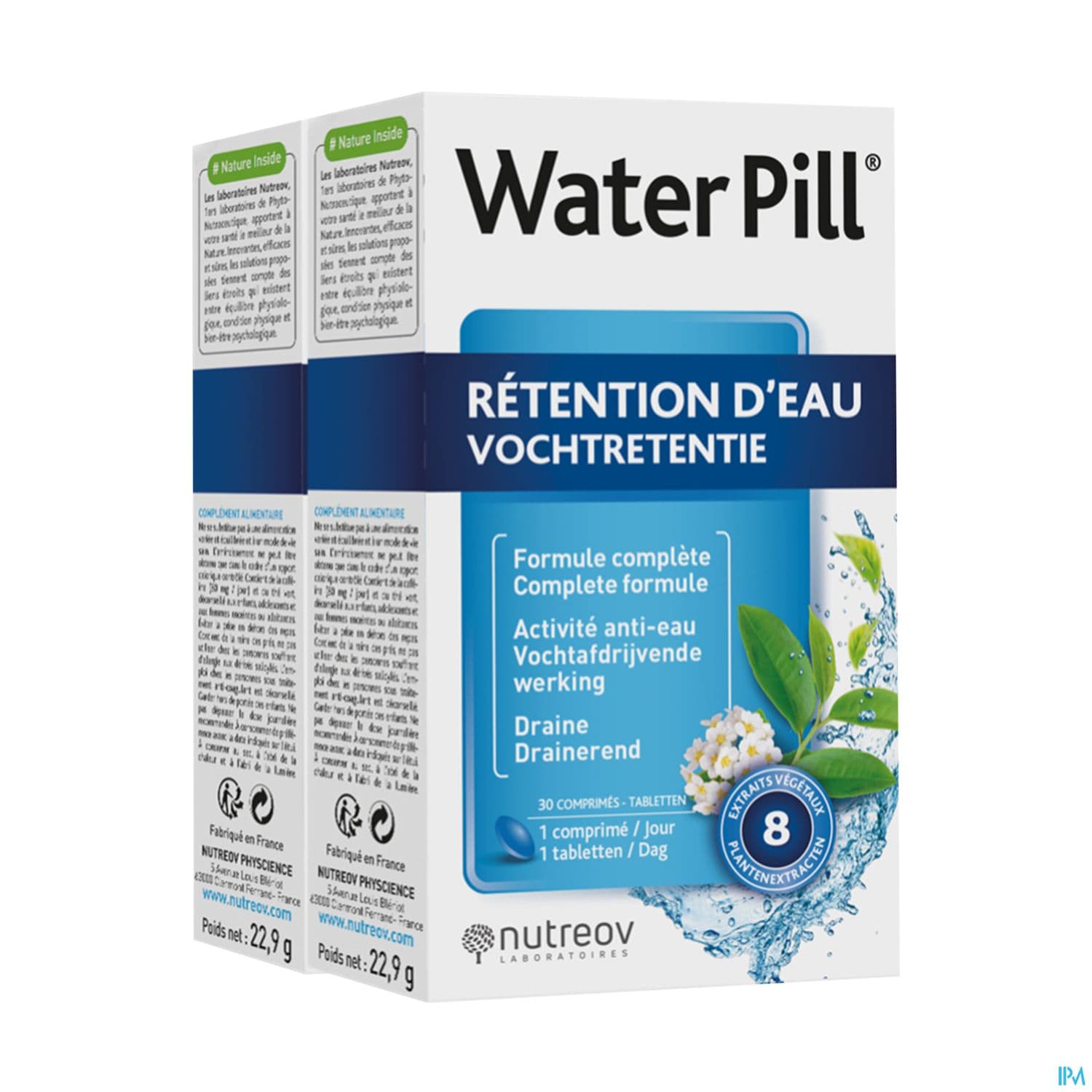 Water Pill Retention Eau Comprime 30 X2