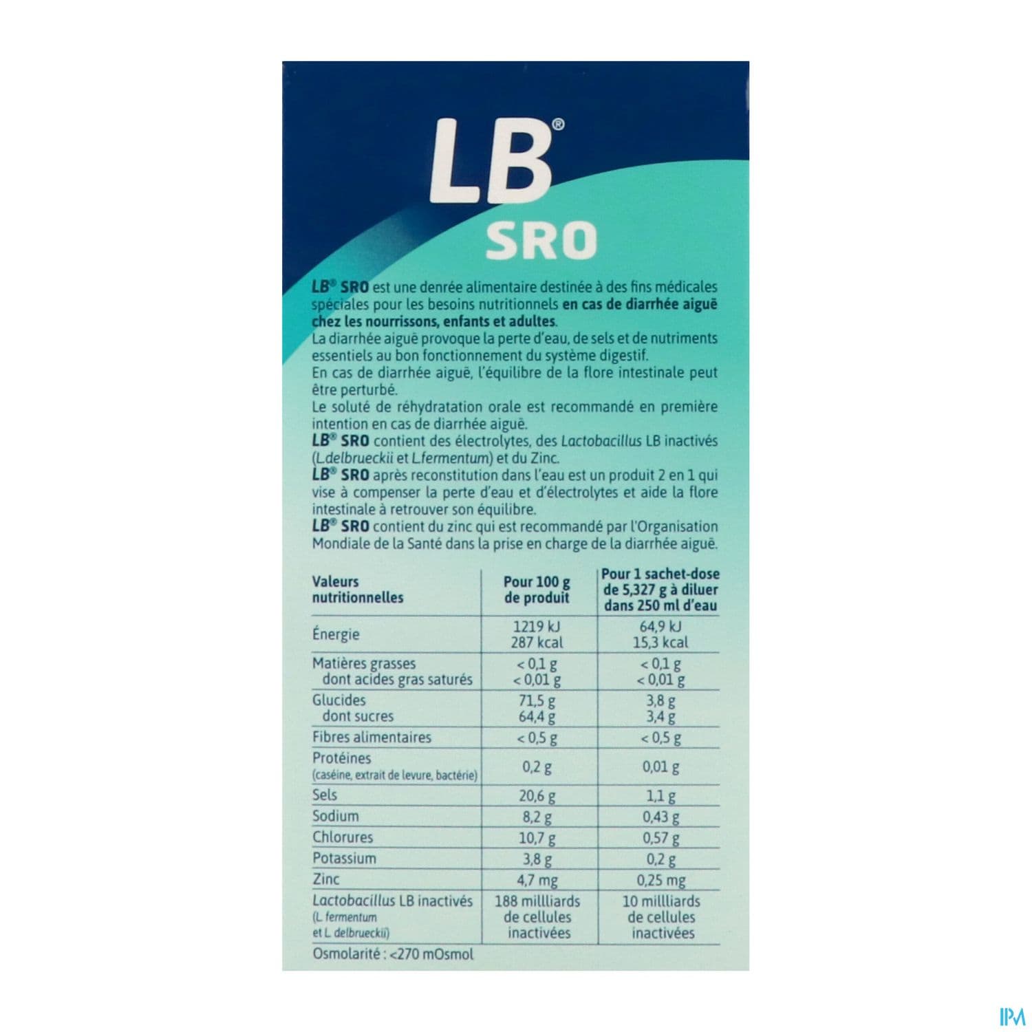 Lb Sro Poudre Pour Suspension Buvable Sachet 5g3 10
