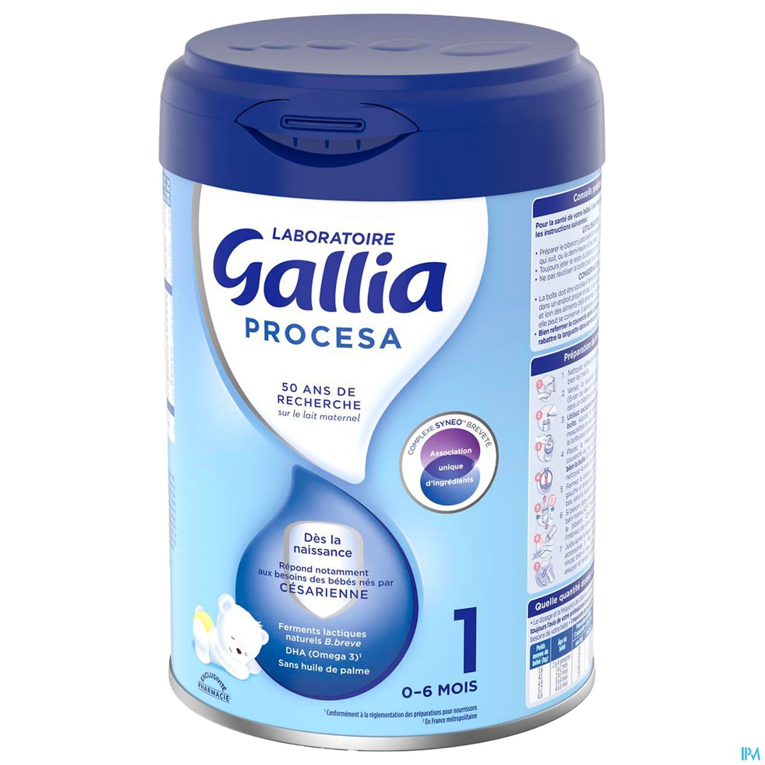 GALLIA PROCESA LAIT 1AGE 800G