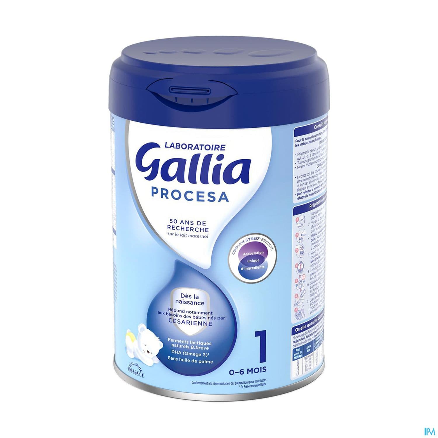GALLIA PROCESA LAIT 1AGE 800G