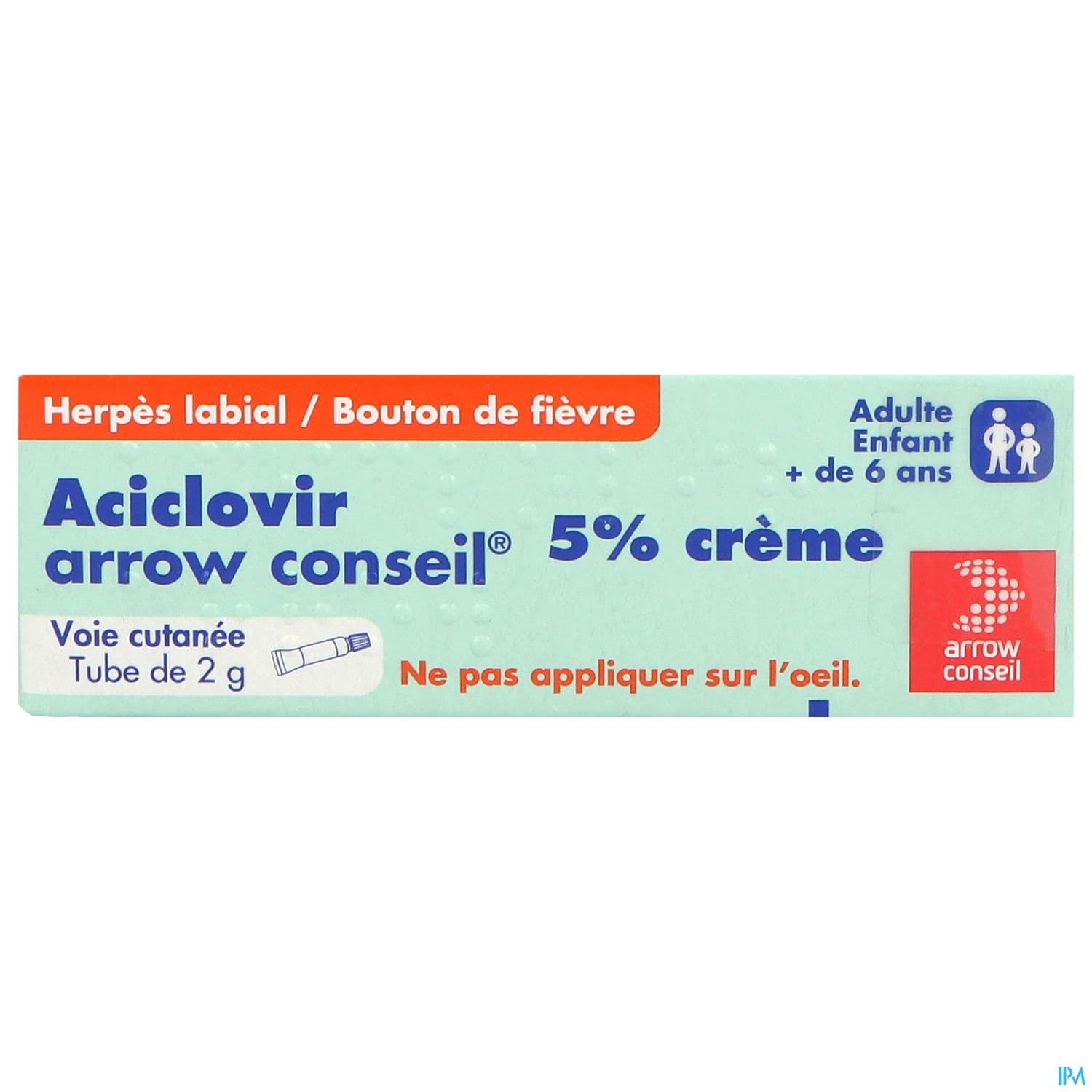 Aciclovir Arrow Conseil 5% Creme 2g