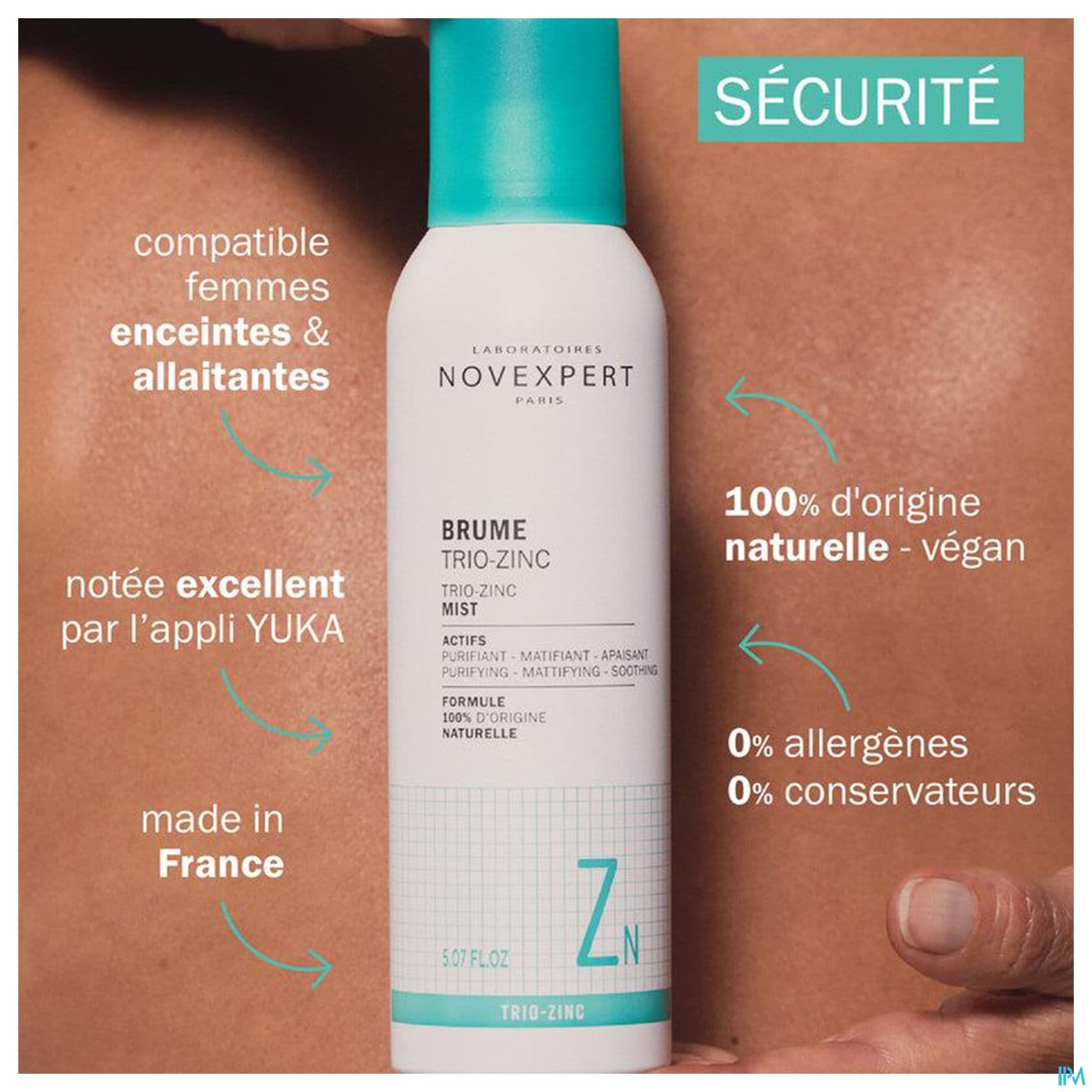 NOVEXPERT BRUME TRIO-ZINC 150ML