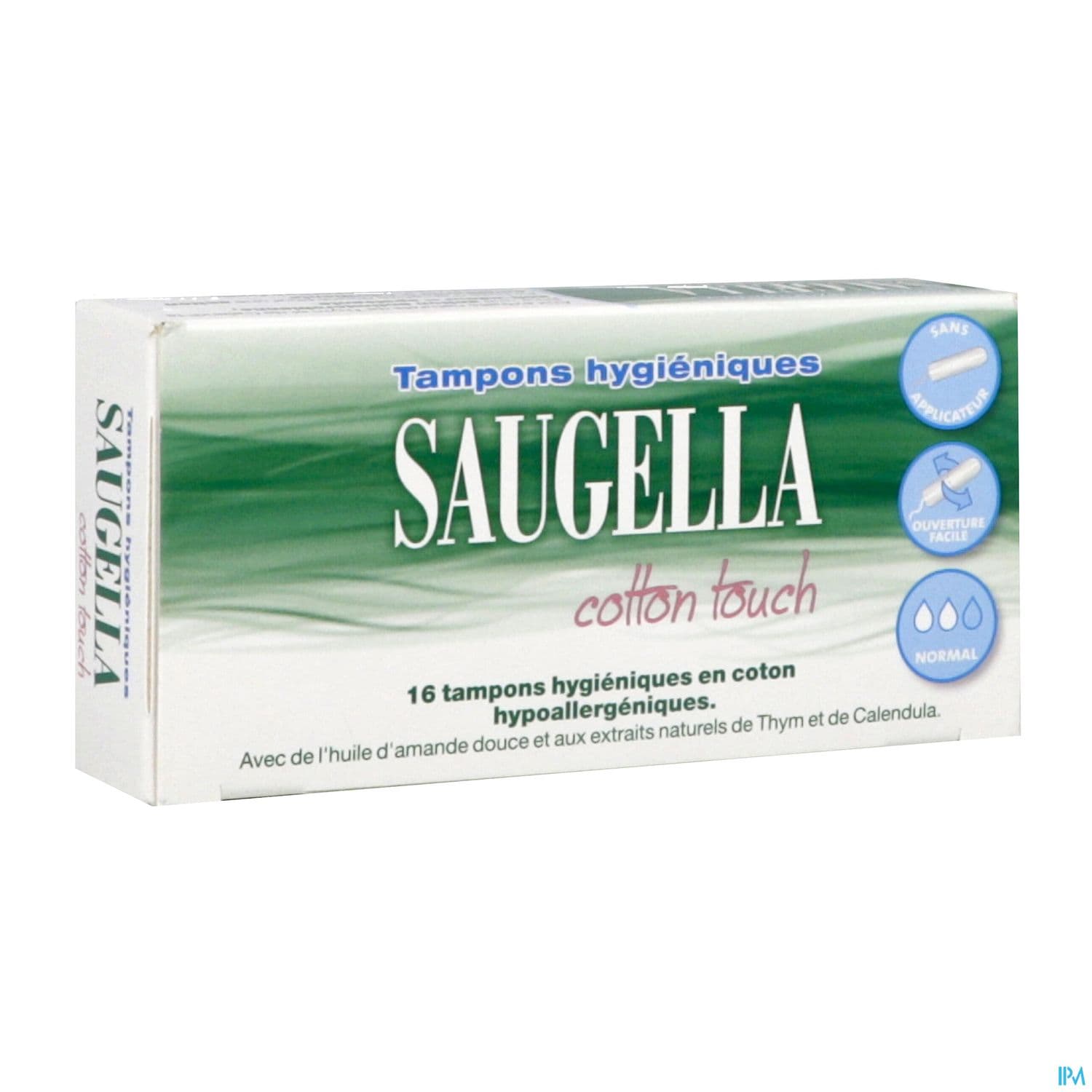SAUGELLA COT TOUCH TAMP NORMAL 16