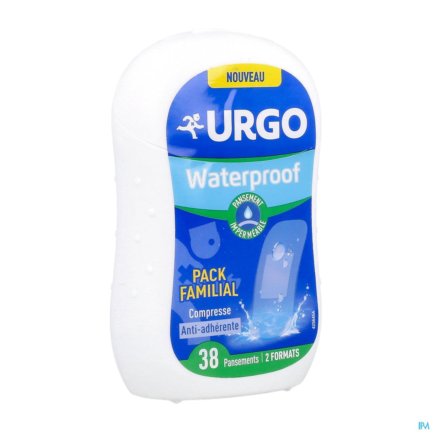 URGO WATERPROOF PANS TRSP BTE 38