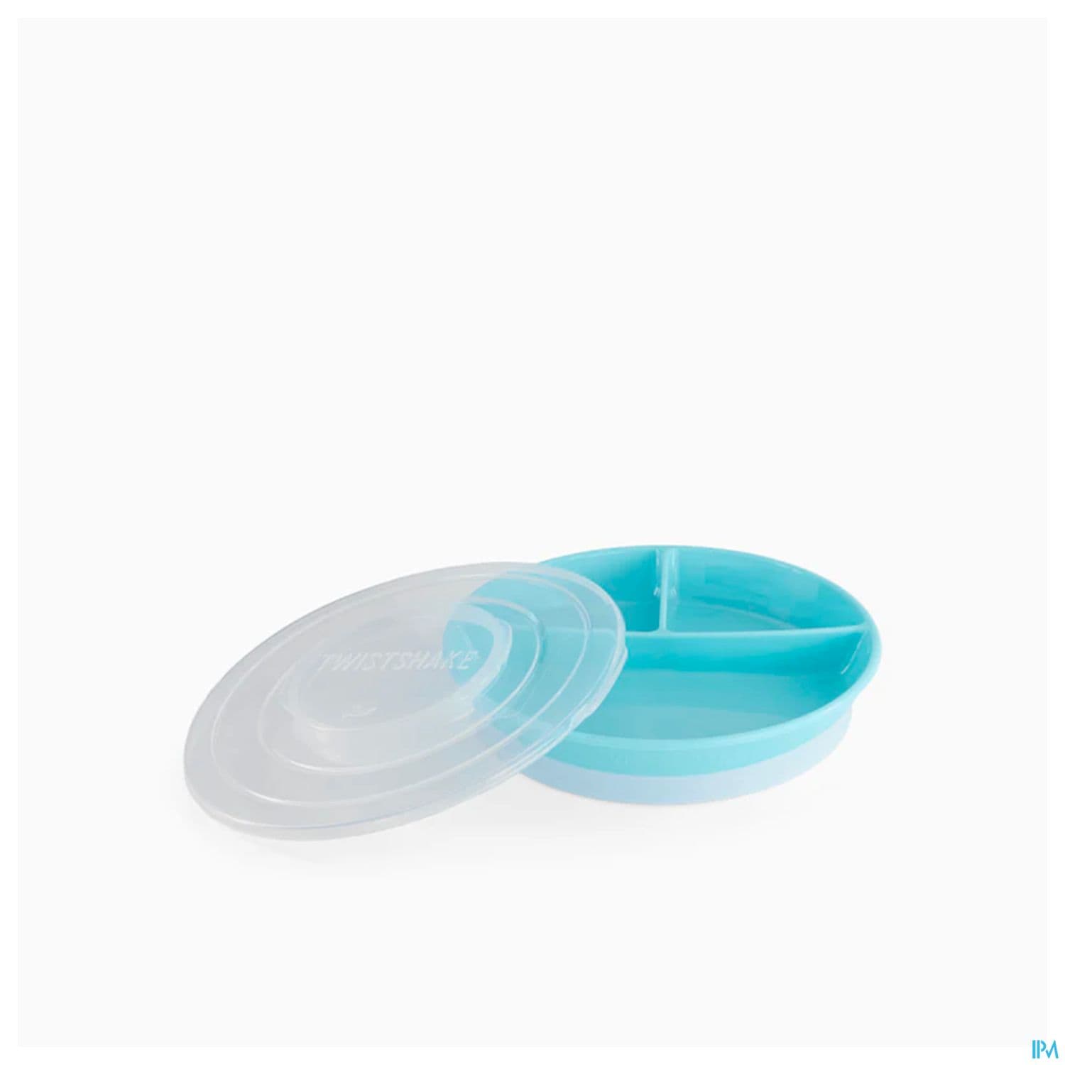 Twistshake Assiette Compartiments +6m Bleu Pastel