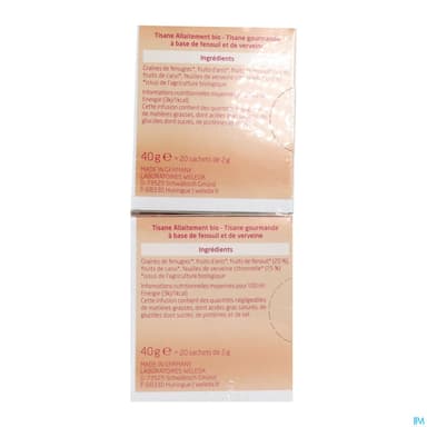 WELEDA TIS ALLAITEMENT BIO SAC20X2