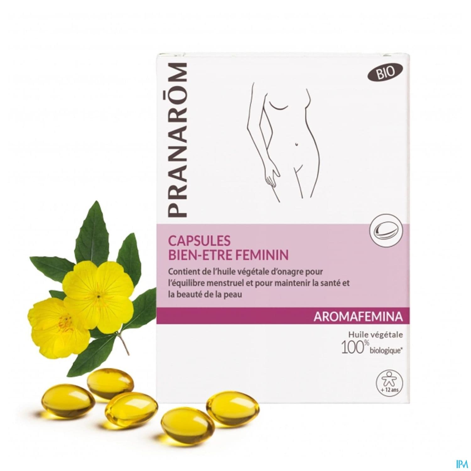 Bienetre Fem. Onagre Aromafem. Bio Hle Veg.caps 30