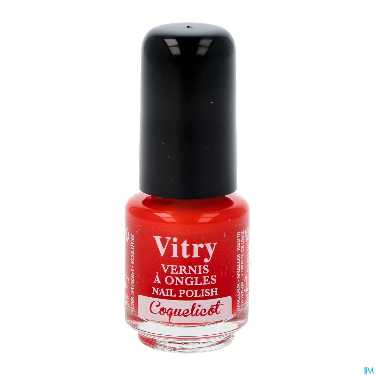 Vitry Vernis Ongles Coquelicot Mini 4ml