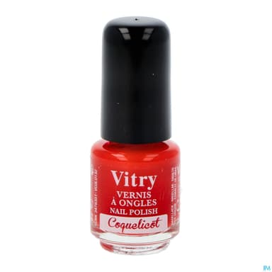 Vitry Vernis Ongles Coquelicot Mini 4ml