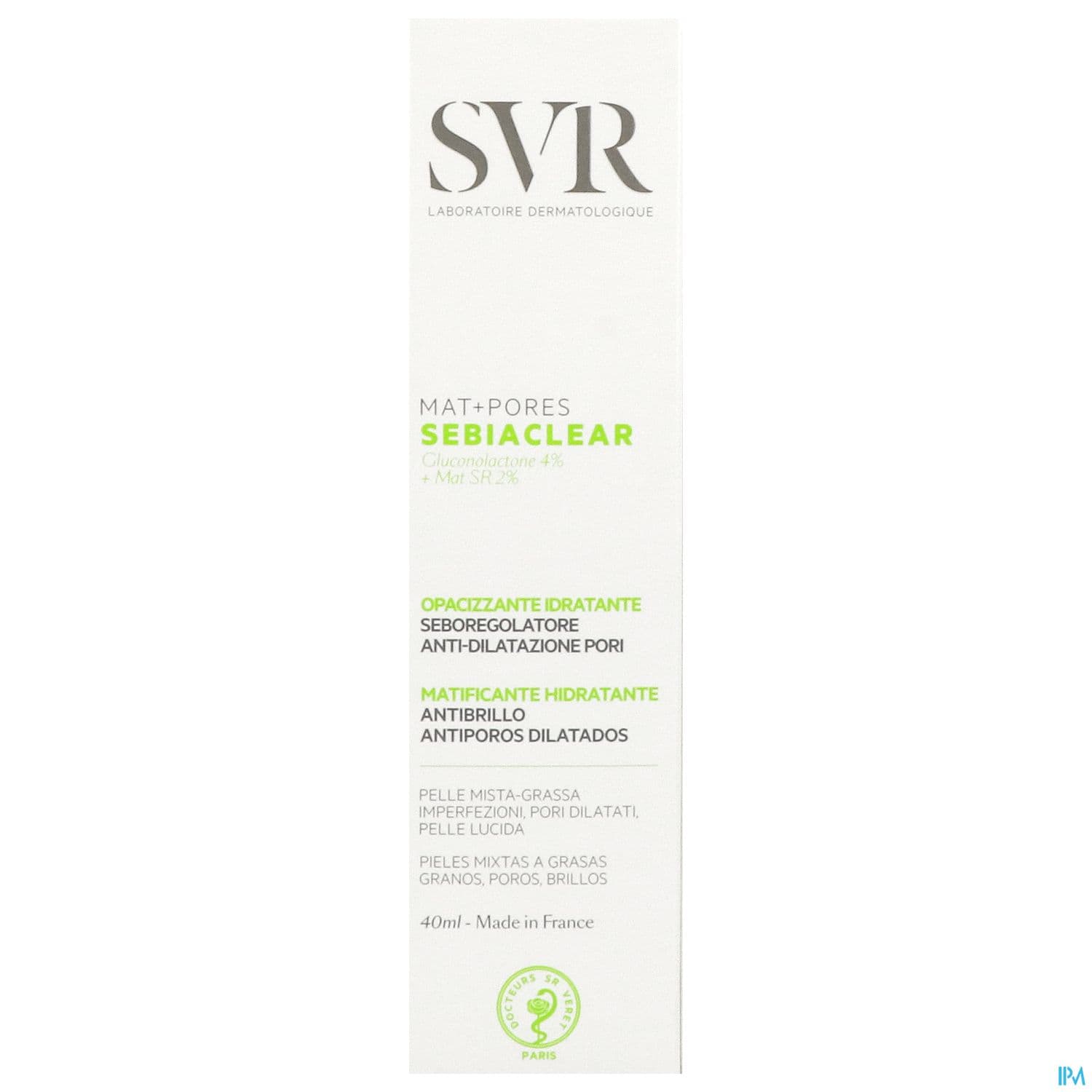SVR SEBIACLEAR MAT+PORES 40ML