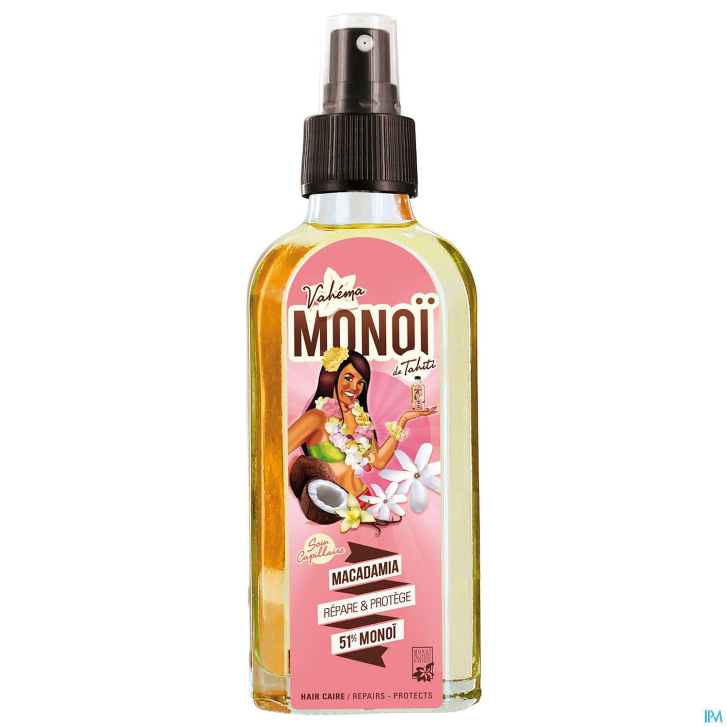 Vahema Monoi Soin Capillaire Tiare Spray 100ml