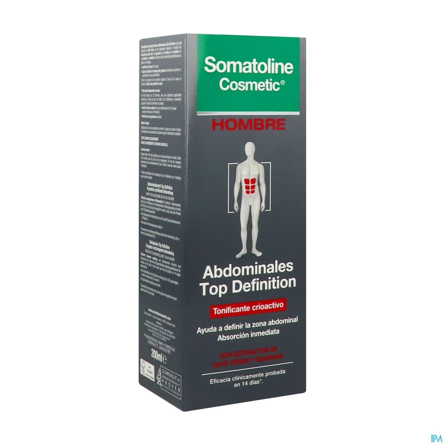 Somatoline Cosmetic Abdominaux Top Definition Homme 200ml