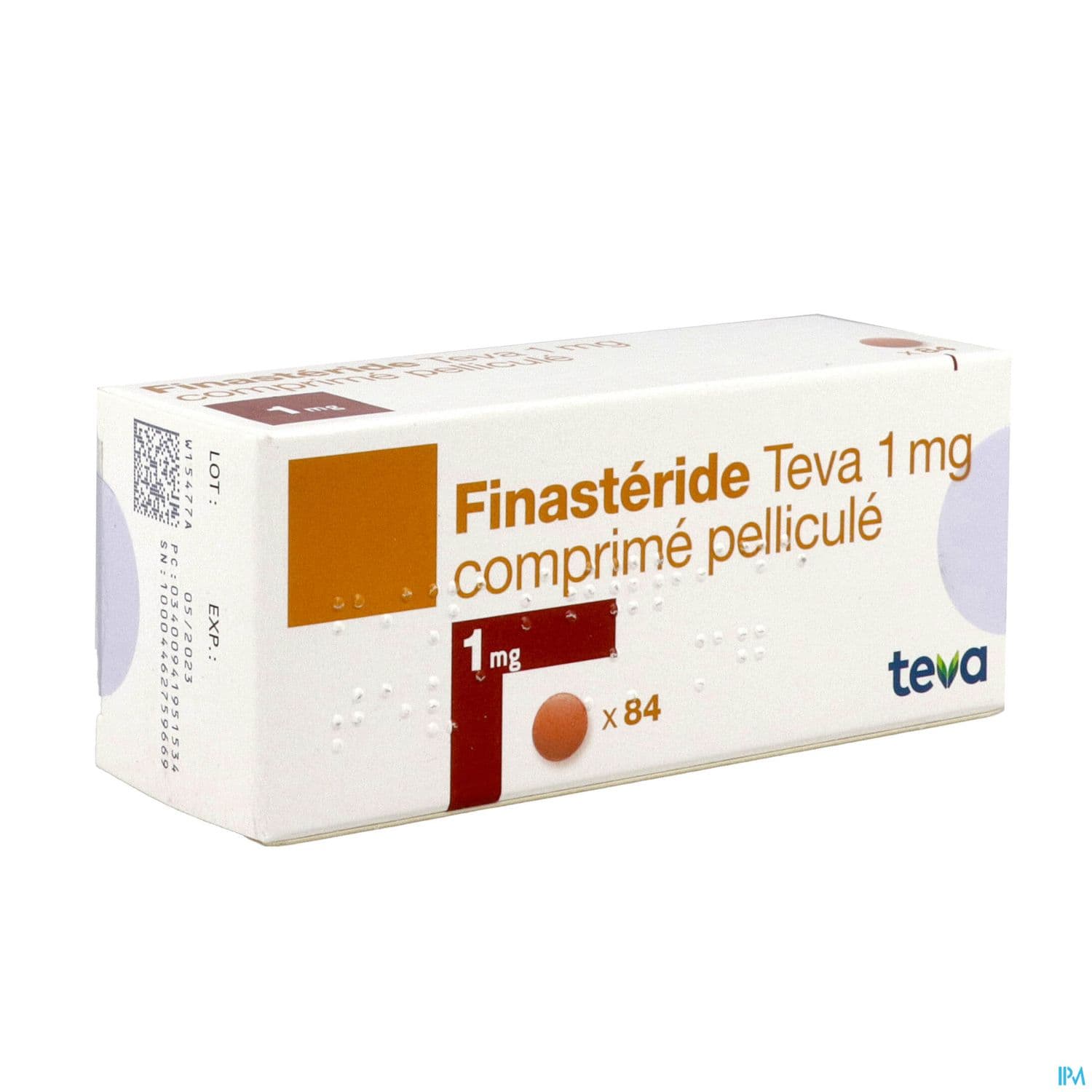Finasteride Teva 1mg Comprime 84