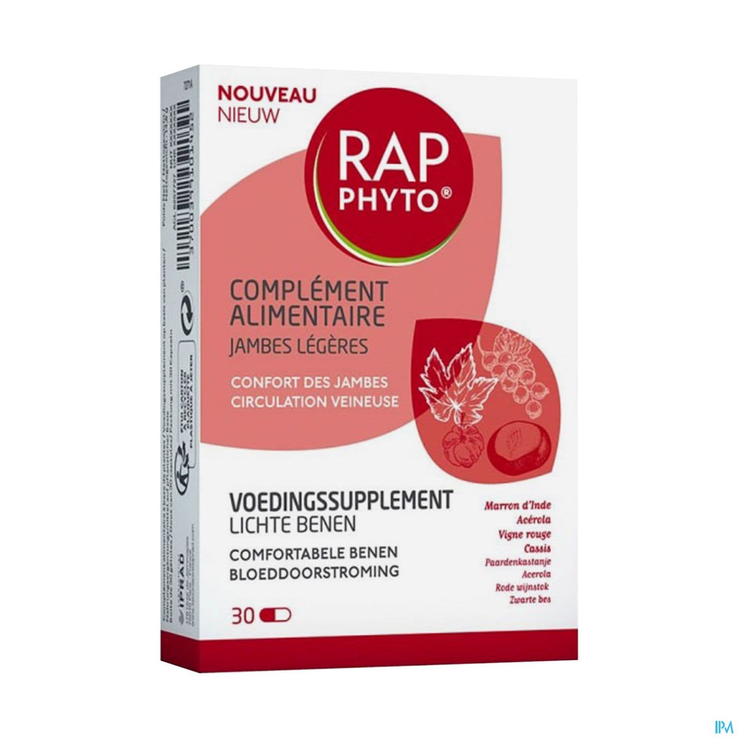 Rap Phyto Complement Alimentaire Jambes Legeres Comprime 30