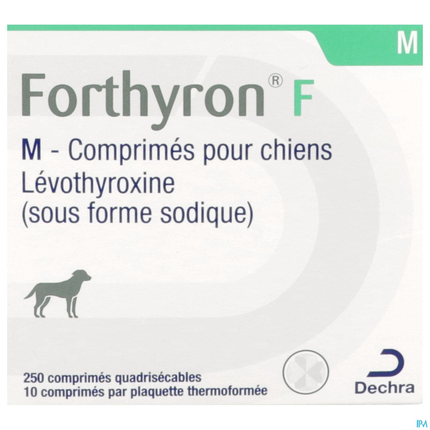 Dechra Forthyron F M Chien Moyen Comprime Quadrisecable 250