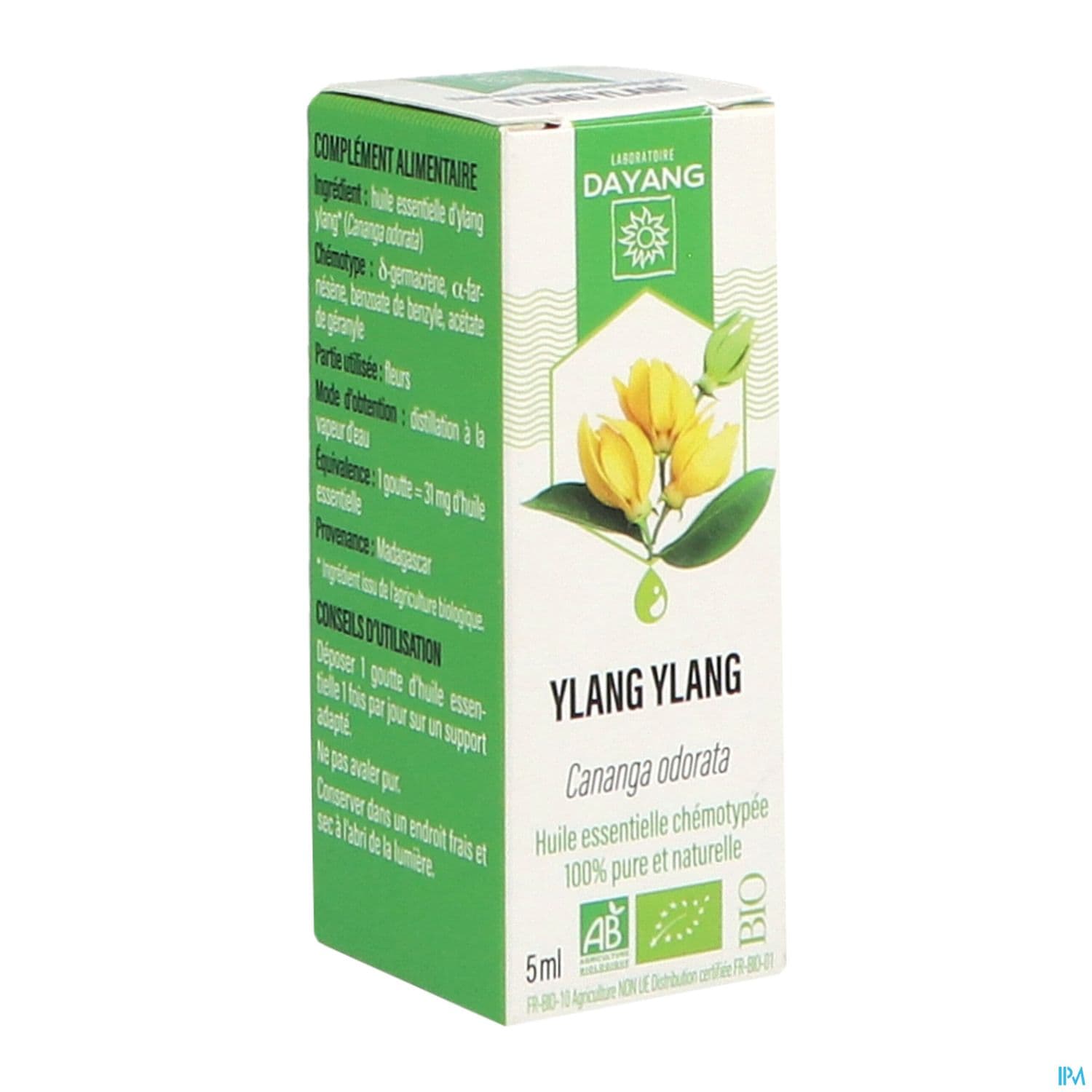 Dayang Huile Essentielle Ylang Ylang Bio 5ml