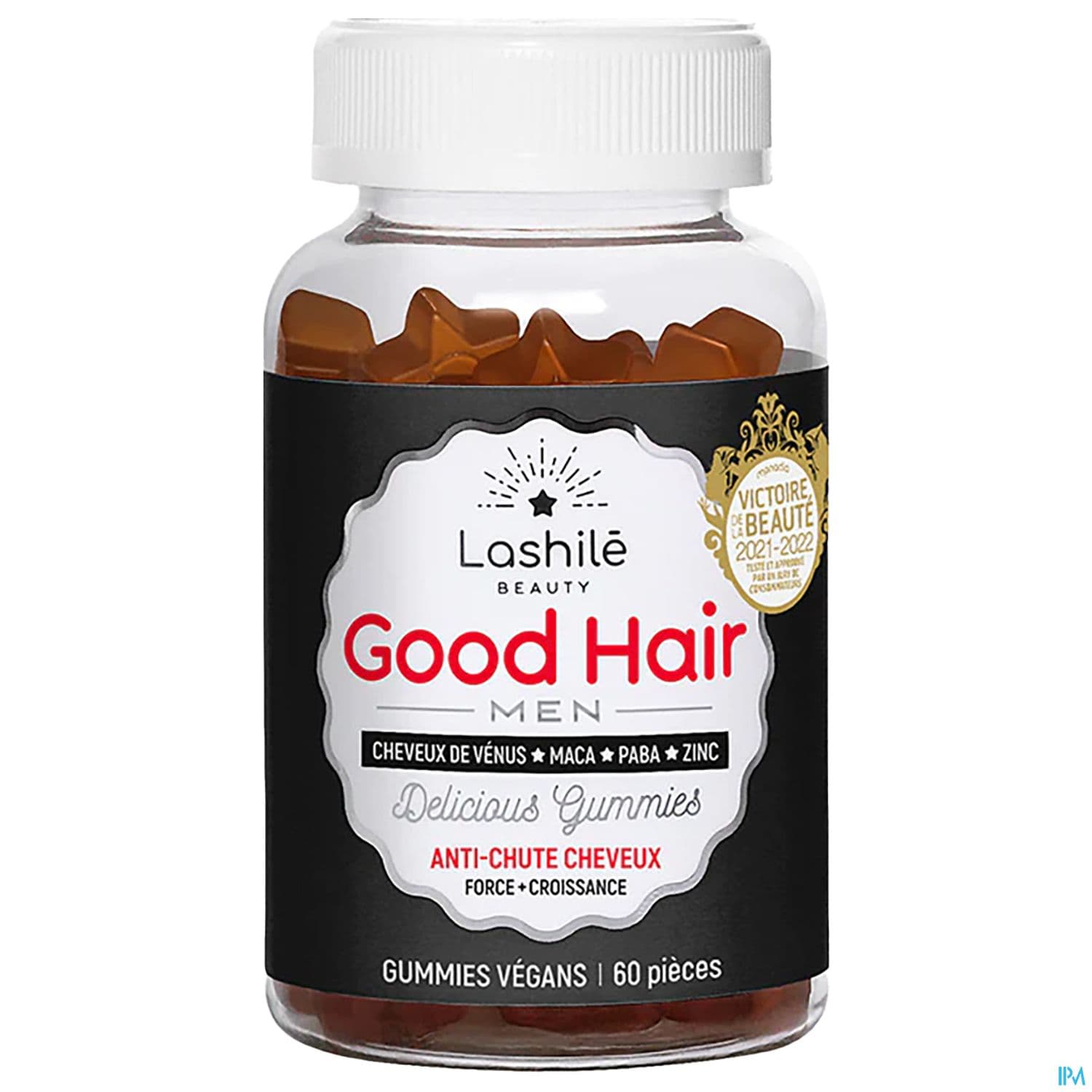 Lashile Beauty Good Hair Men Gummies 60