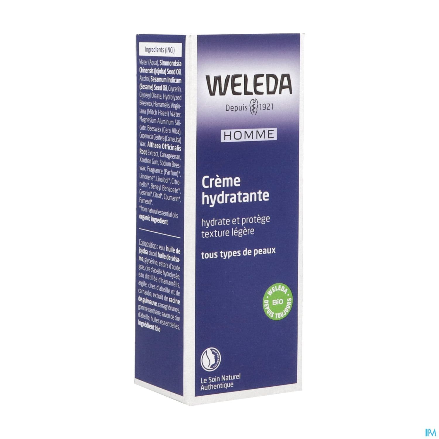 Weleda Homme Creme Hydratante Bio 30ml