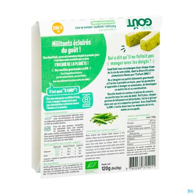Good Gout Baby Le Batonnet Vert Bio 120g