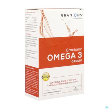 GRANIONS OMEGA3 CARDIO CAPS 30