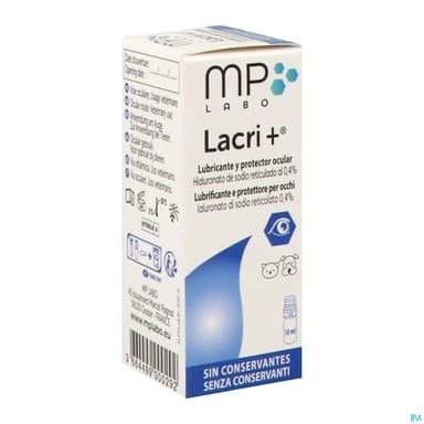 Mp Labo Lacri Plus Gel Oculaire Hydratant Protecteur Et Lubrifiant Chien Chat Flacon De 10ml