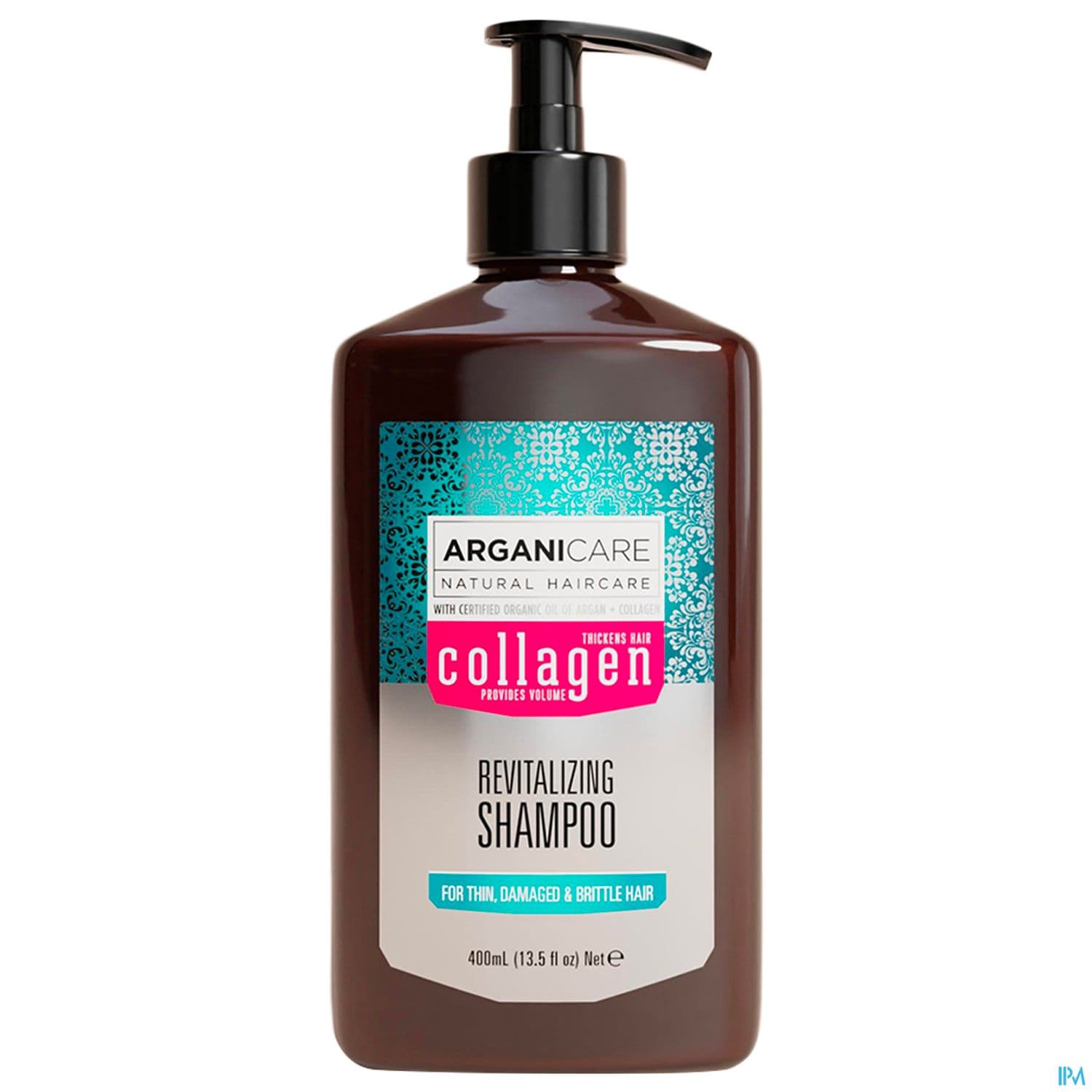 ARGANIC SH COLLAG CHEV FIN 400ML