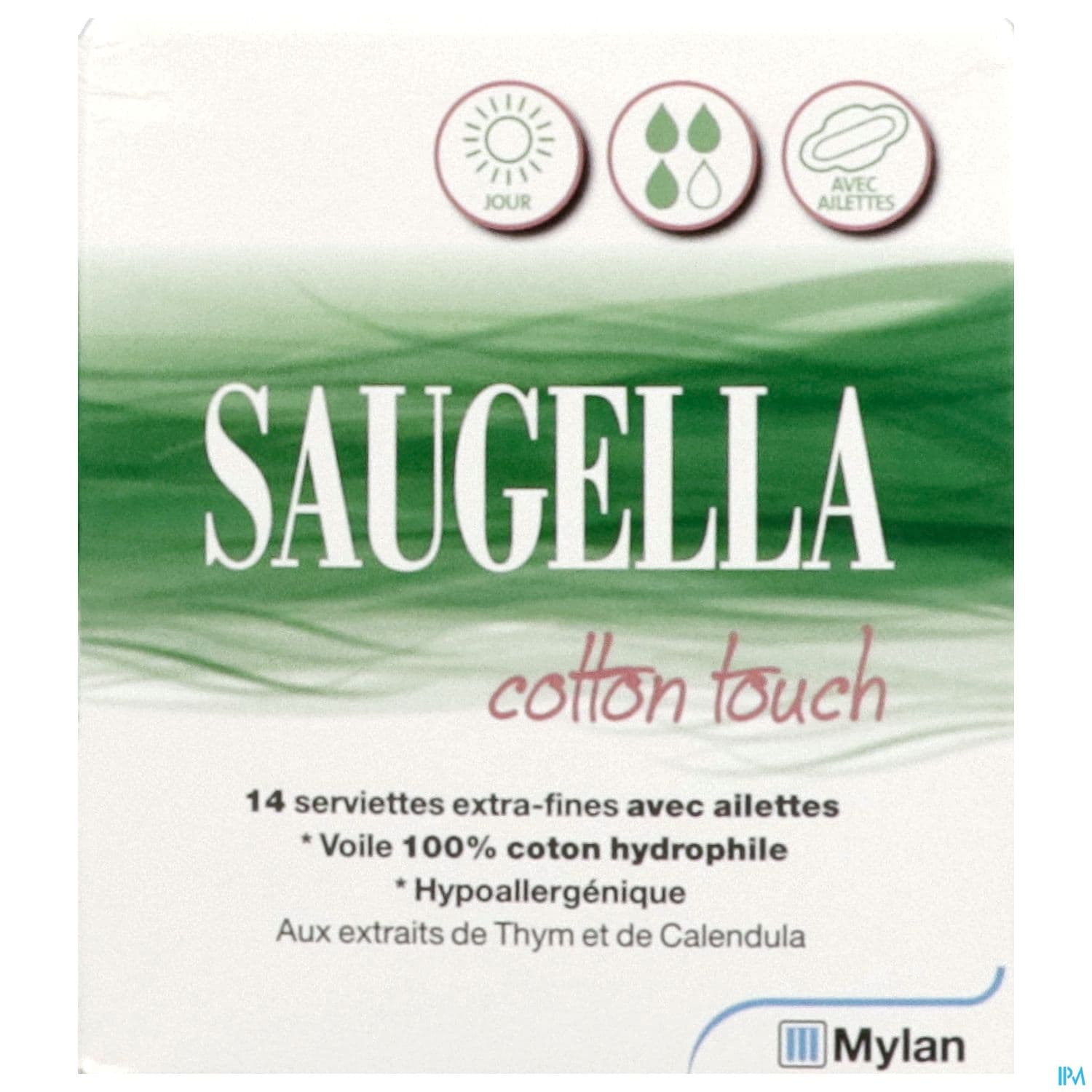 Saugella Cotton Touch Serviette Jour 14