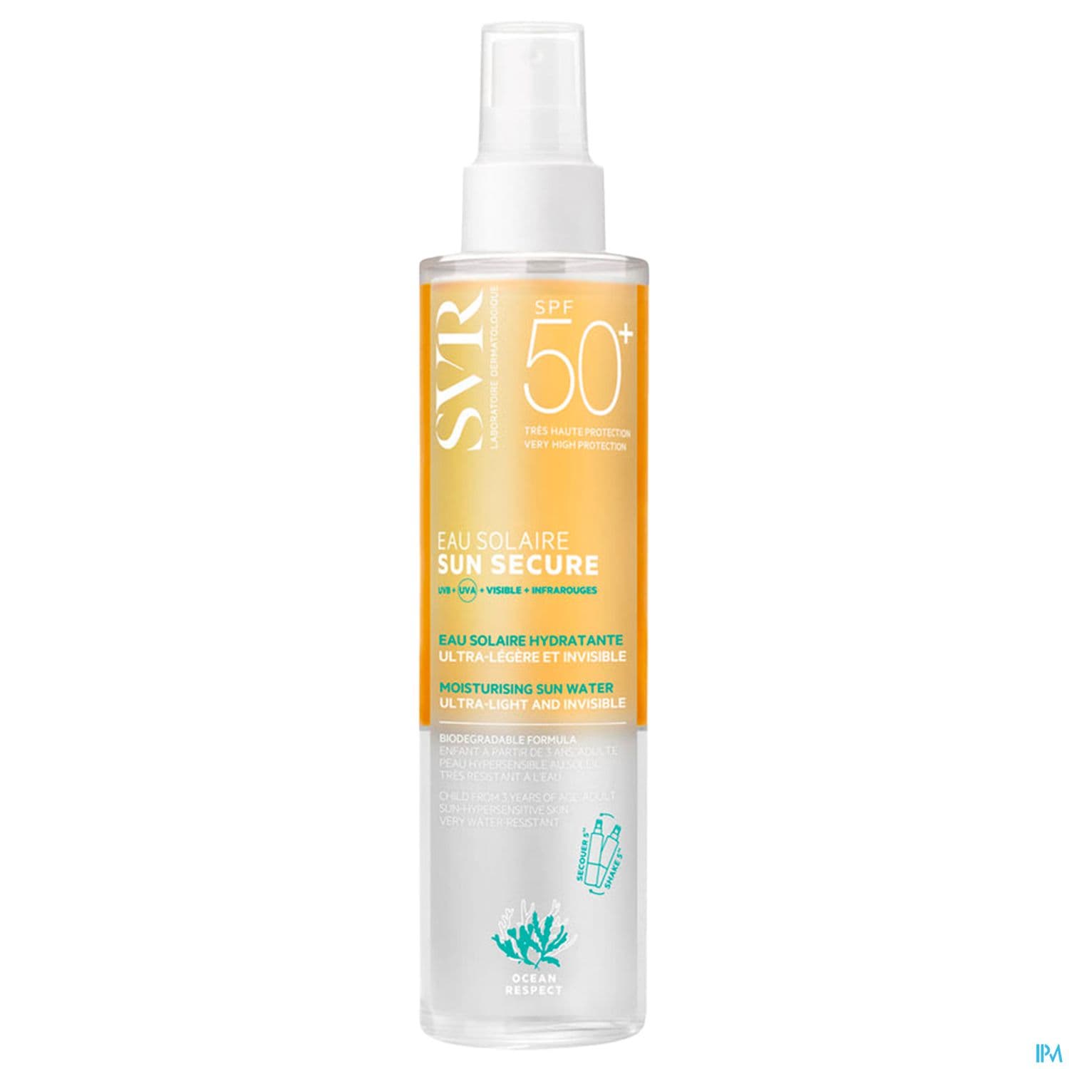 SVR SUN SECUR EAU SOL SPF50+ 100ML