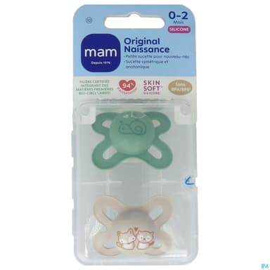 SUCET MAM ORIGIN NAISS SIL 0-2M X2