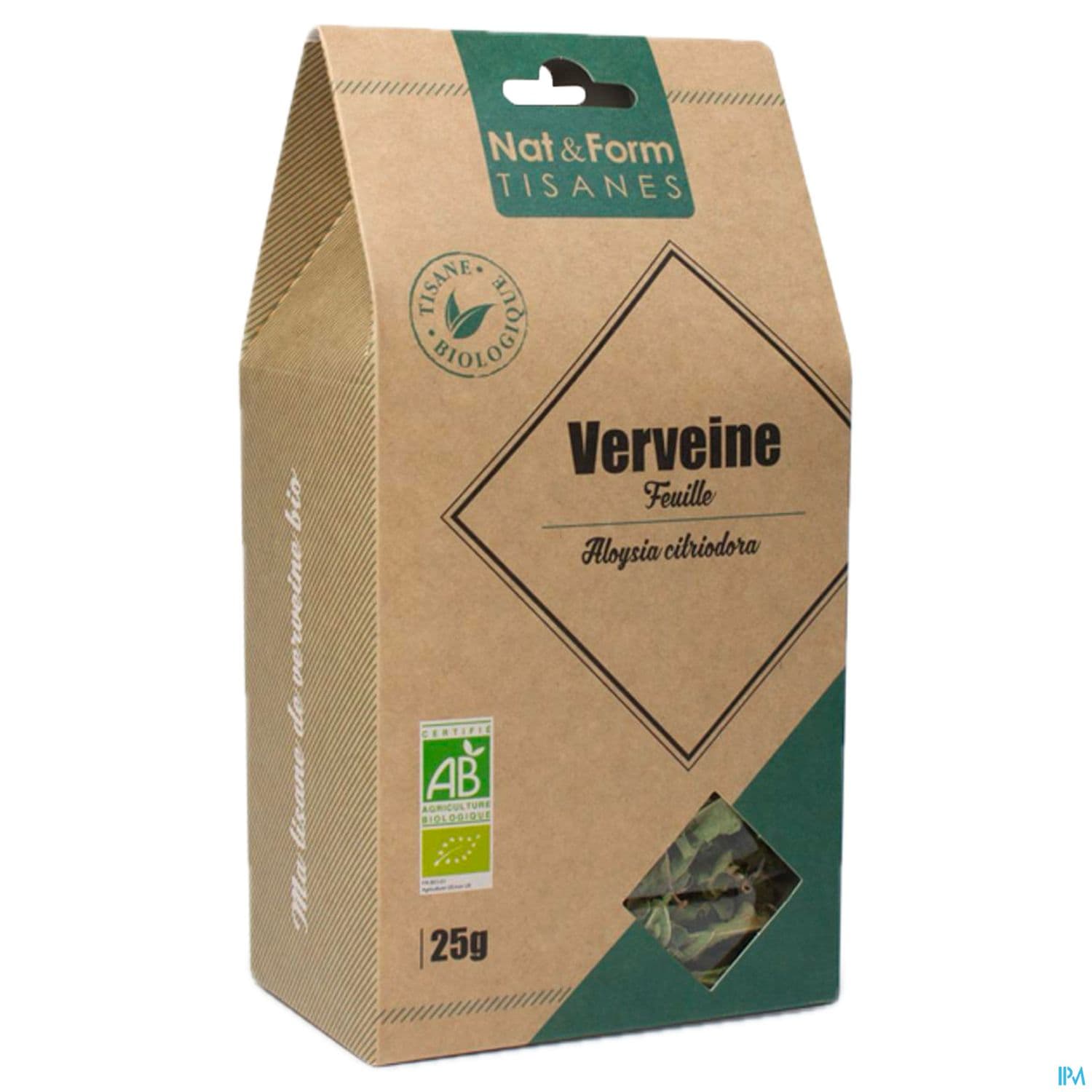 Nat Et Form Tisane Verveine Feuille Bio 25g