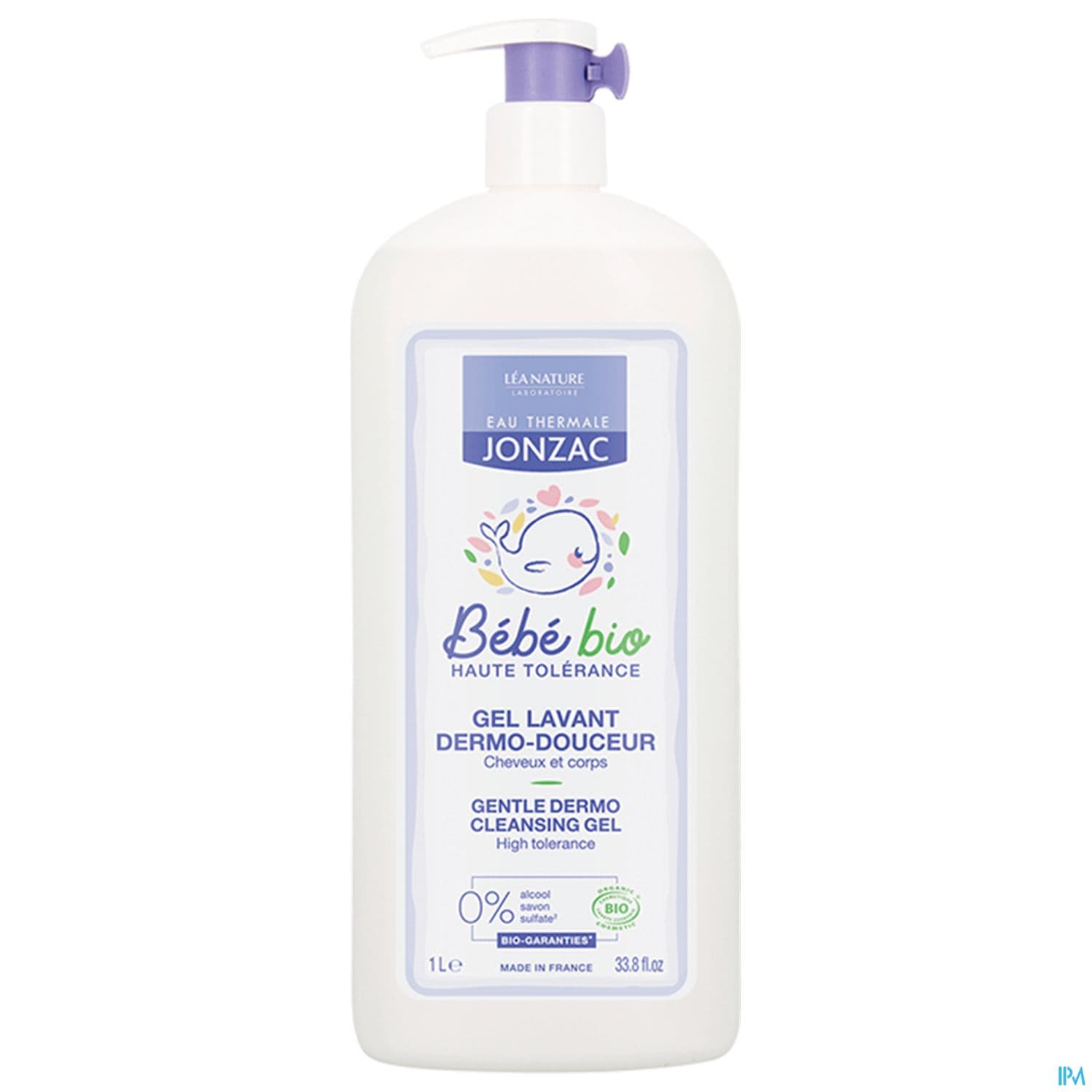 JONZAC BB GEL LAV DERMO DOUC 1L