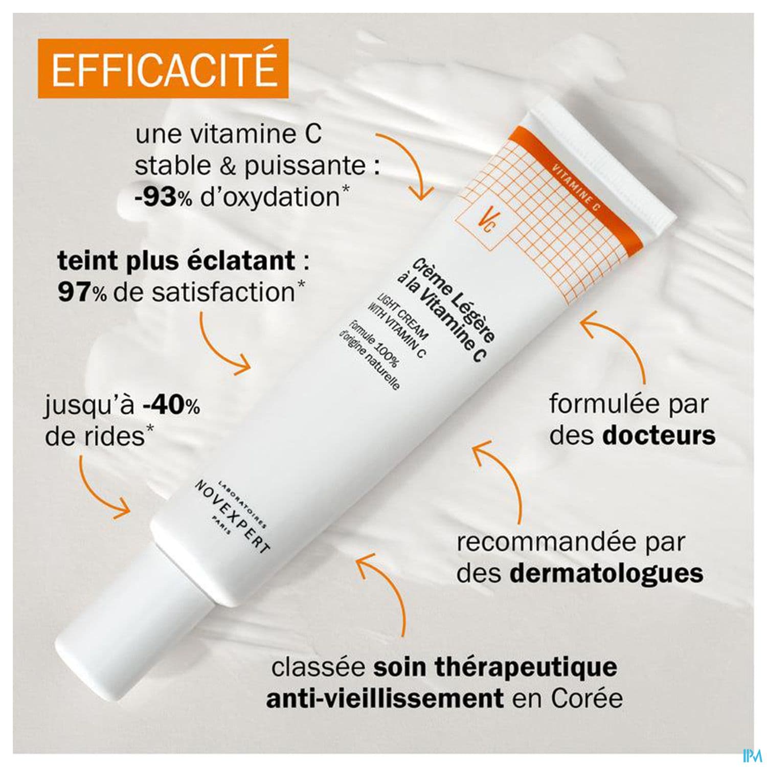NOVEXPERT CR LEG VITAMINE C 40ML