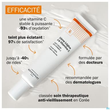 NOVEXPERT CR LEG VITAMINE C 40ML