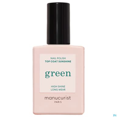 MANUCURIST GREEN TOP COAT SUNS15ML