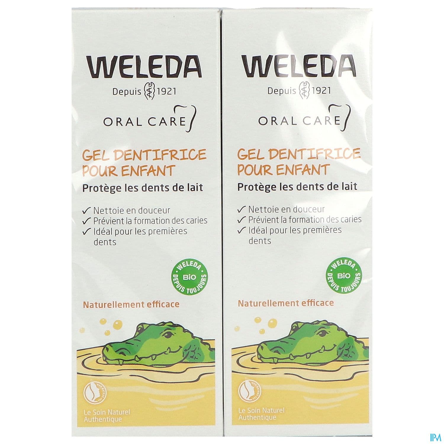 WELEDA DENTIFRICE GEL ENFANT DUO