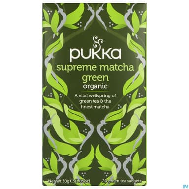 Pukka The Vert Matcha Supreme Bio Sachet 20