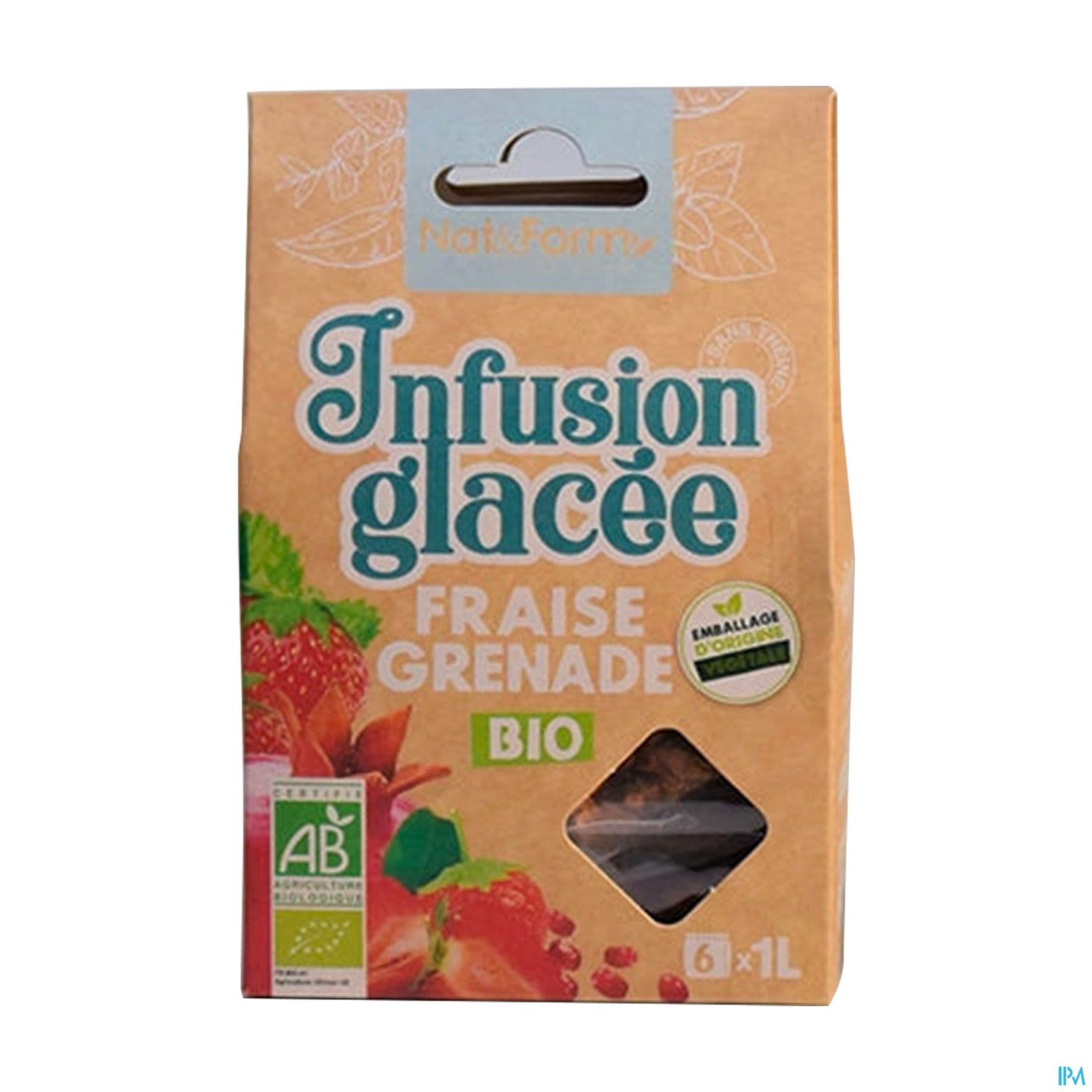 NAT&FORM INF GLACEE FRAI/GRE BIO 6