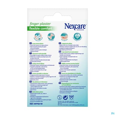 3m Nexcare Finger Plasters Pansement Doigt 10