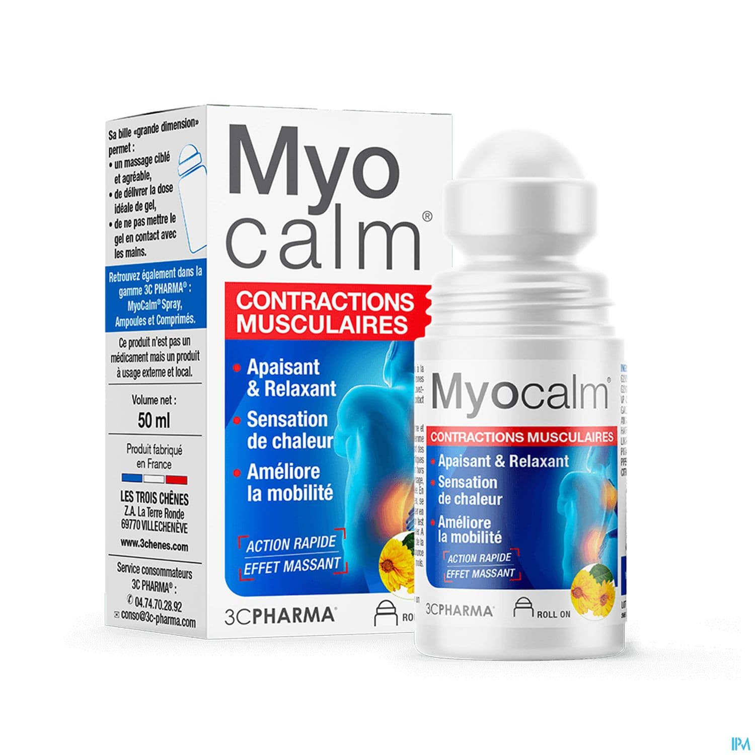 3c Pharma Myocalm Roll On 50ml